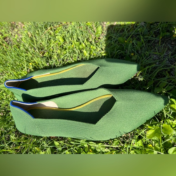 Rothy’s The Point sz 12.5 in Green - Picture 3 of 7